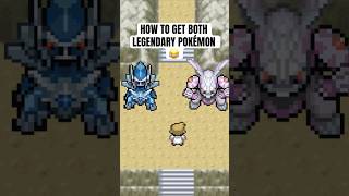 How to get both legendary Pokémon 😂 pokemon shorts [upl. by Ahsienet]