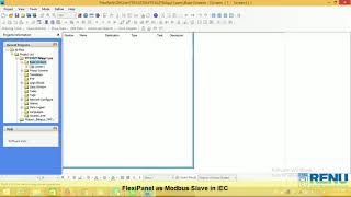 FlexiPanel as Modbus Slave in IEC [upl. by Ostraw]