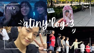 에이티니 브이로그ATINY VLOG ੈ✩‧₊˚ atiny vip  barricade for concert  send off experience [upl. by Sudhir683]