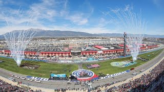 Auto Club Speedway being torn down [upl. by Atsirhc]