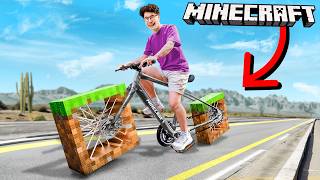 I Made a Bike Out of Minecraft Blocks [upl. by Acinot]