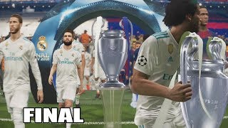 LA FINAL DE LA CHAMPIONS LEAGUE MAS ÉPICA  PES 2018 [upl. by Eboh]