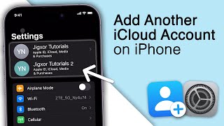 How To Add Another iCloud Account on iPhone 2024 [upl. by Rosaline736]