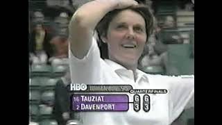 Nathalie Tauziat vs Lindsay Davenport Wimbledon 1998 QF [upl. by Darcie]