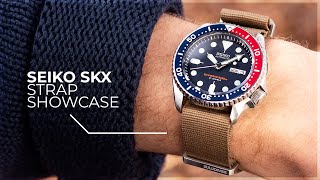 The Must Have Straps For The Seiko SKX009K1 SKX009J1  Seiko SKX Strap Showcase [upl. by Eellah]