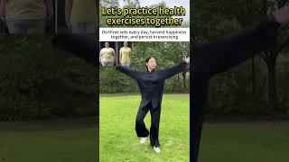 Let’s practice health exercises togethertaichi exercise strength healthylifestyle shoulder [upl. by Shanley]