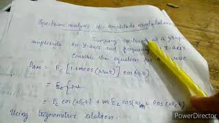 Spectrum of amplitude modulation explanation in Malayalam [upl. by Hgielac345]