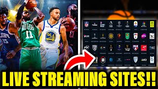 The BEST NBA Streaming Sites to WATCH LIVE BASKETBALL FREE [upl. by Warfore]