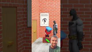 Spidy Police Vs BatmanPolice Spidy Checking Batman Bag🔥💯🚥shortsshortsfeedshortsvideoyoutubevira [upl. by Arakihc]