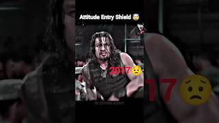 Roman Reigns shield entry 2017😳💪  Roman Reigns attitude 👿🤯shorts wwe romanreigns dost [upl. by Adnelg673]