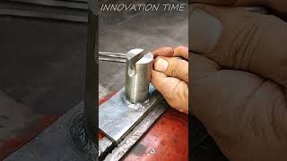 Very Simple and Smart Metal Bender DIY welding diytool [upl. by Kathryne]