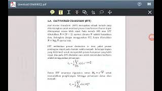 Pemrosesan Sinyal 101 Fast Fourier Transform Dasar [upl. by Atival]