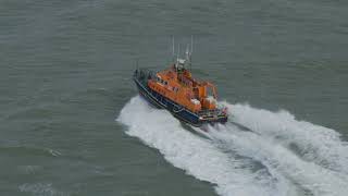 Severn and Shannon class lifeboats power through waves [upl. by Anyrak]