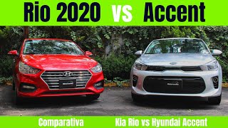 ¿KIA Rio 2020 o Hyundai Accent 2020 te decimos cual es el mejor  Motoren Mx [upl. by Penelope856]