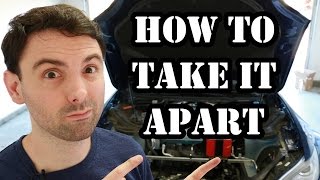 Quick DIY How To Disassemble A Tesla Model S Frunk [upl. by Finnegan970]