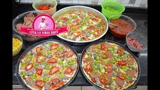 OTUZ TEPSI CESIT CESIT PIZZA YAPTIM  Hakiki İtalyan Pizzası  Önemli olan icindeki Sosusdur [upl. by Doe239]