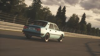 Škoda 120L Nürburgring Lap Nordscheiße pt1 Assetto Corsa [upl. by Wickner]