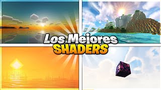 Top 10 Los MEJORES SHADERS De Minecraft Pe 118 [upl. by Howlyn723]