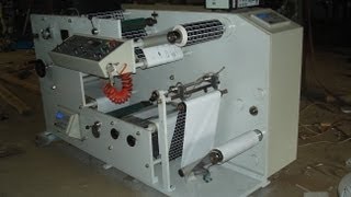 Adhesive Label Flexographic Printing Machine with 2amp5 colors label printer Etikettendruckmaschine [upl. by Pentha]