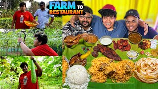 Rajabhogam வாழையிலை விருந்து  FARM TO TABLE  Irfans View [upl. by Oremo498]