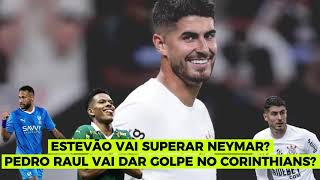 PEDRO RAÚL NO PALMEIRAS ESTEVÃO SUPERA NEYMAR NOTICIAS URGENTES [upl. by Knick553]