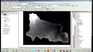 Delimitación de cuencas Hidrográficas en ArcGIS 101 Hydrology tools [upl. by Akapol83]
