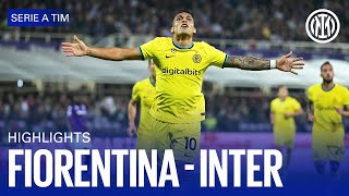 FIORENTINA 34 INTER  HIGHLIGHTS  SERIE A 2223 ⚫🔵🇬🇧 [upl. by Anneehs]