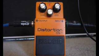 Boss DS1 Distortion Pedal Demo [upl. by Kelda]