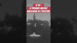 Le V2  le 1er MISSILE balistique de l’Histoire shortvideo [upl. by Olympium595]