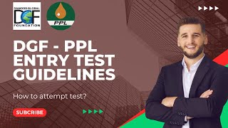 DGFPPL Entry Test Demo Video  How to attempt online test [upl. by Araeit905]