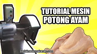 Ajar Cara menggunakan Mesin Potong Ayam Mudah dan Cepat tutorial [upl. by Oicnerolf]