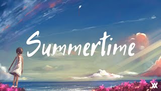 Kimi no toriko♪ • Summertime  Maggie ft Nyan  Lyrics Video [upl. by Tenej]