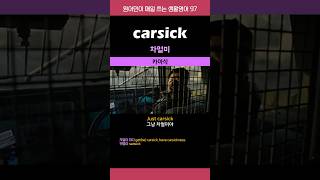 carsick 영어회화 [upl. by Eineg]