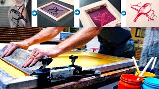 Screen Printing A to Z ।। Step by Step Process of Screen Printing [upl. by Eissat]