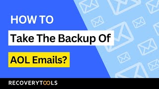 How to Backup AOL Email Account to Hard Drive [upl. by Alisen]