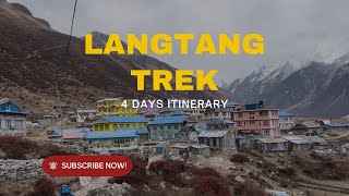 Langtang Trek  4 Days Itinerary  Day  3 [upl. by Manwell]