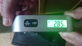 Unboxing amp Review NEW LCD Digital Electronic Portable Luggage Scale [upl. by Kimitri]