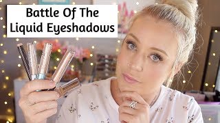 Which Liquid Eyeshadow Is BEST  Battle Of The Liquid Eyeshadows Swatches and Review [upl. by Valeria]