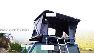 ROCK CRUISER ROOF TENT  NAMIOT DACHOWY ROCK CRUISER 140 X 200 X 100 CM [upl. by Barren]