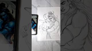 bholenath drawing art artdrawing jaibholenaath mahadev drawing 🔥🔥 like and subscribe to my [upl. by Odnalref919]