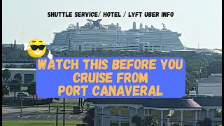 Orlando to Port Canaveral  What you need to know when CRUISING from Port Canaveral 2023 [upl. by Yhotmit327]