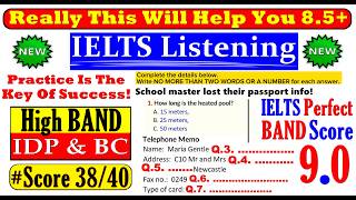 IELTS LISTENING PRACTICE TEST 2024 WITH ANSWERS  15102024 [upl. by Saenihp]