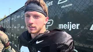 Dillon Thieneman talks ahead of PurdueOregon State [upl. by Paule]