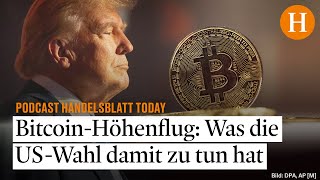 Bitcoin wieder über 70000 Dollar – die KryptoSzene wettet auf Trump [upl. by Bellanca]