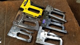 Stanley SharpShooter vs DuoFast StaplerTacker Review amp Comparison [upl. by Kolk470]