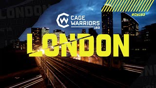 Cage Warriors 163  Free Prelims [upl. by Bakerman]