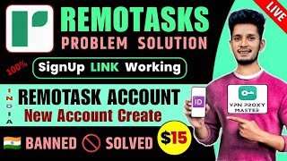 Remotask Account Create Problem Solution  Remotask Expert Account  Remotask Account Create India [upl. by Ahtiek]