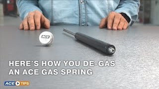 ACETips  Pressure adjustment in Gas Springs with ACE “DE GAS” [upl. by Nylissej153]