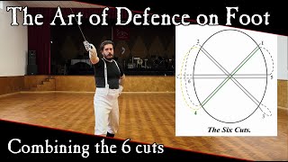 British Military Sabre Instruction  Combining the 6 cuts [upl. by Dyoll]