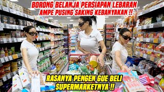 PERSIAPAN LEBARAN  BORONG BELANJA BULANAN AMPE KASIRNYA PUSING [upl. by Ailb]